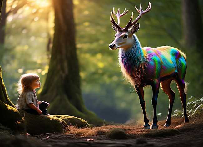 儿童听的九色鹿故事；我想听九色鹿的故事