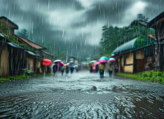 稀里哗啦下大雨故事内容，稀里哗啦可以形容大雨吗