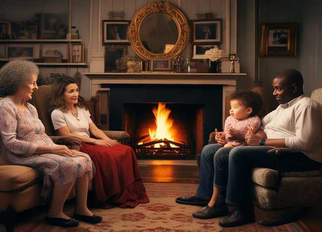 家庭故事绘画（家庭故事绘画初中版）