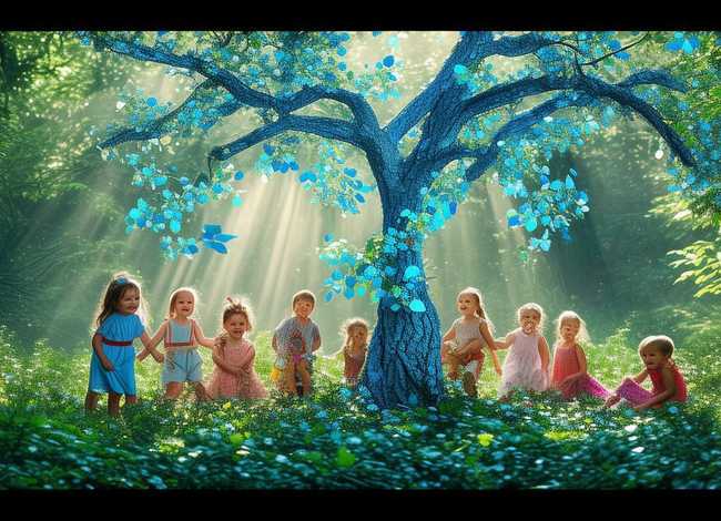 蓝色的树叶儿童故事 蓝色的树叶的主题属于幼儿生活故事主题的哪一类