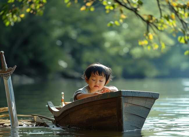 儿童刻舟求剑视频故事、刻舟求剑的故事视频大全