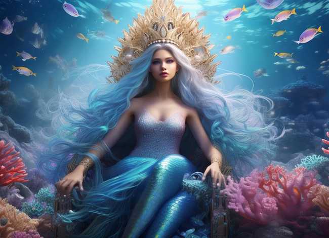 儿童故事美人鱼女王 - 美人鱼女王的故事