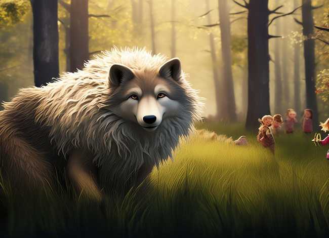 披着羊皮的狼儿童故事绘本 - 披着羊皮的狼的故事绘本 披着羊皮的狼儿童故事绘本 - 披着羊皮的狼的故事绘本