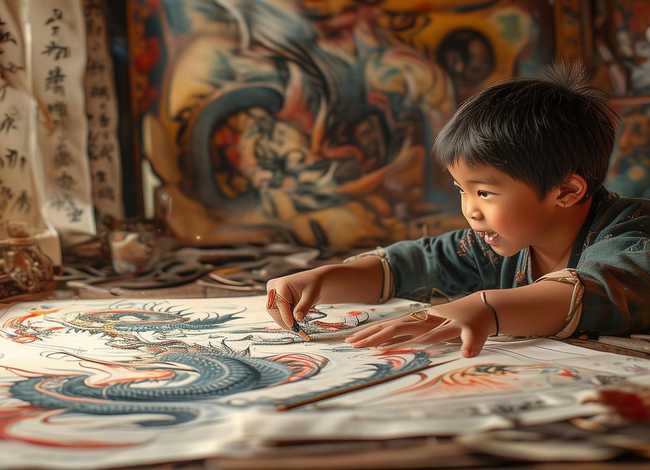 画龙点睛成语故事儿童版（画龙点睛成语故事文字版）