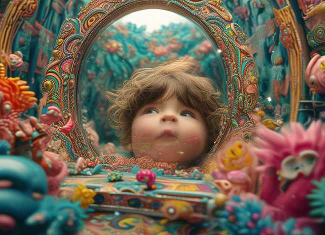 儿童故事镜子里的世界，镜子里的世界儿歌