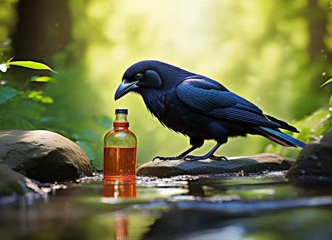 乌鸦喝水故事视频儿童故事，少儿故事乌鸦喝水视频