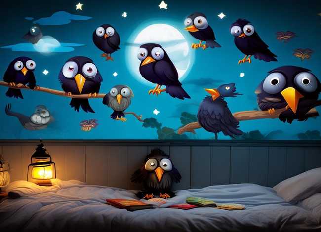 儿童睡前故事七只乌鸦（幼儿睡前故事七只乌鸦）