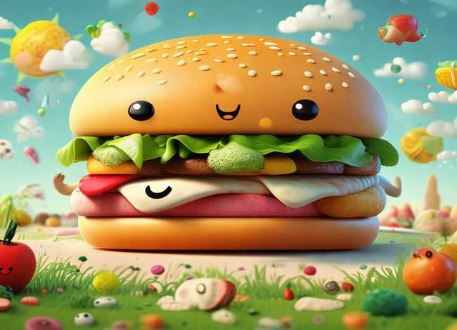 汉堡儿童绘本故事；汉堡的绘本故事