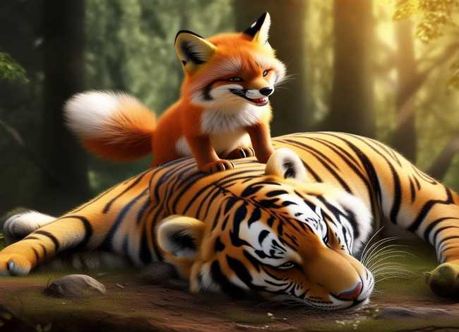 儿童故事狐假虎威（狐假虎威幼儿故事内容）