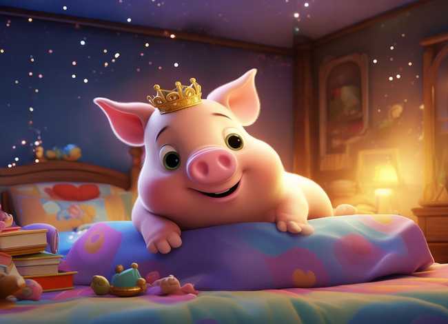 儿童睡前童话故事懒惰的小猪 懒惰的小猪故事图文