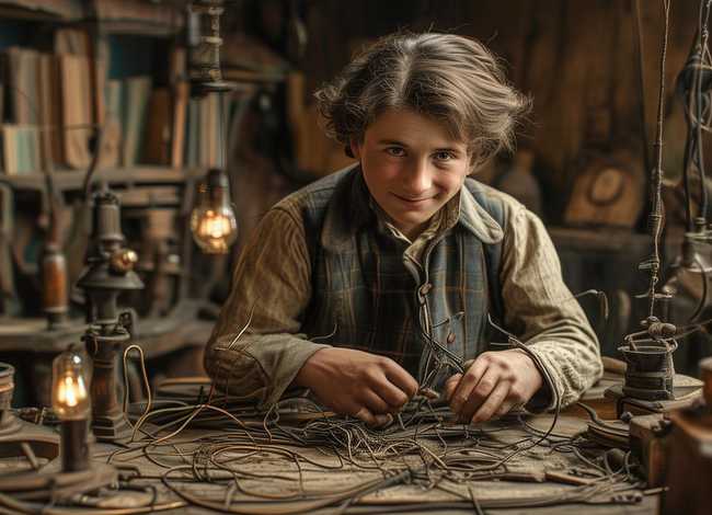 爱迪生童年故事 - 爱迪生幼年的故事50字 爱迪生童年故事 - 爱迪生幼年的故事50字