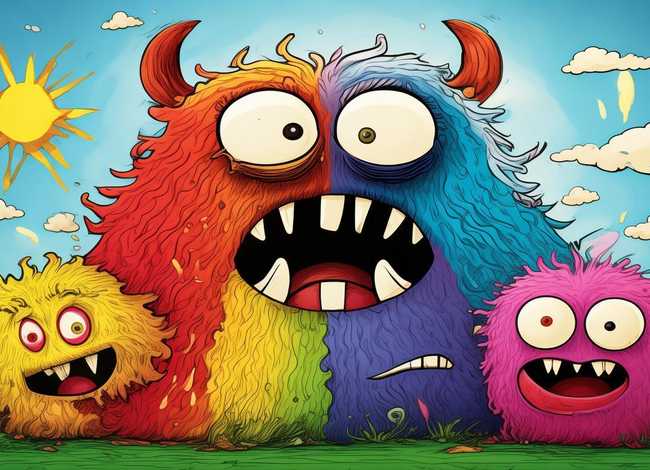儿童绘本故事我的情绪（绘本故事我的情绪小怪兽图片）