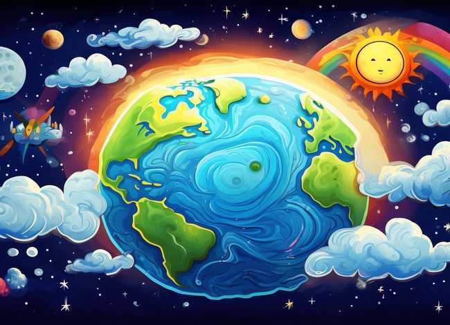 地球故事绘本；地球故事绘本图片