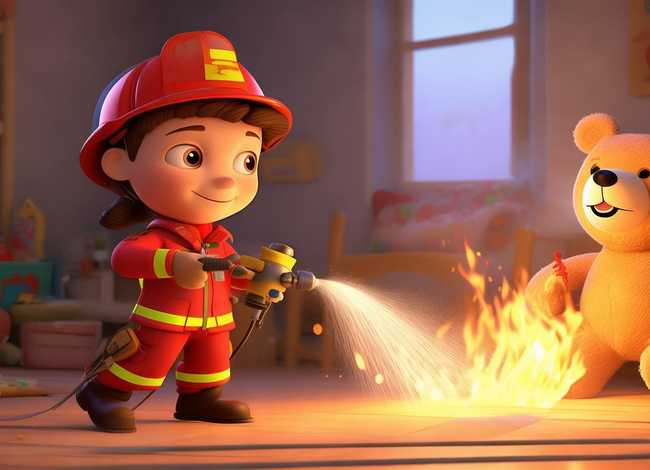 儿童故事消防员救火的故事；消防员救火的幼儿故事