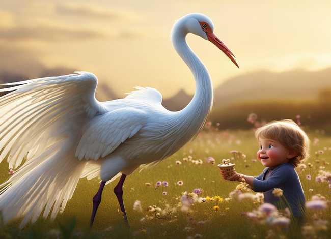 儿童童话故事感恩的鹤；感恩的鹤的故事