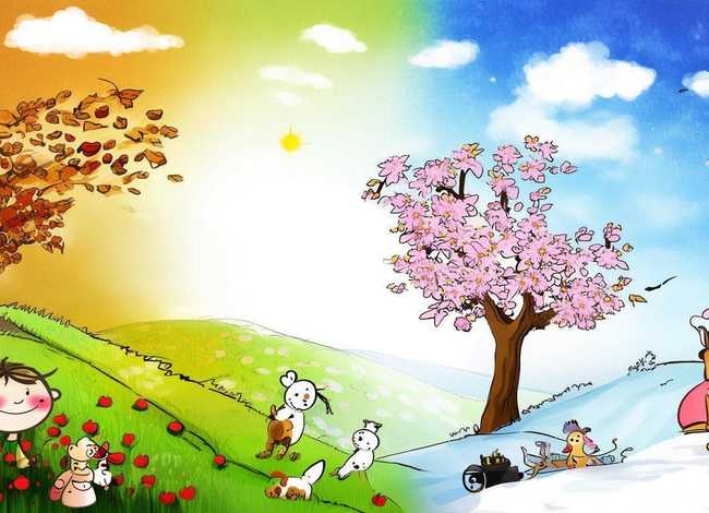 有关四季的儿童故事 - 关于四季的简单的幼儿故事大全