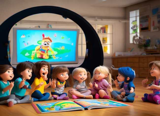 看电视儿童绘本故事 看电视幼儿园绘本故事