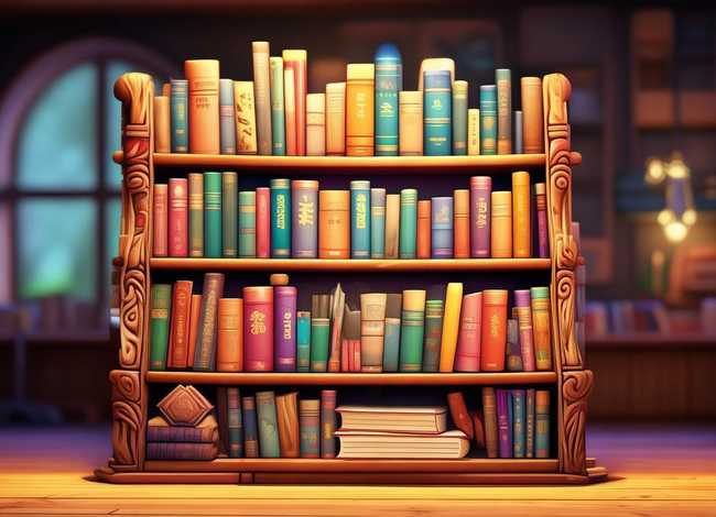 书柜的图画、书柜简易图的画法