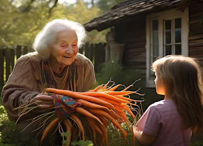 狼外婆故事原文；狼外婆故事原文东墙根西墙根你姥姥给我的胡萝卜根