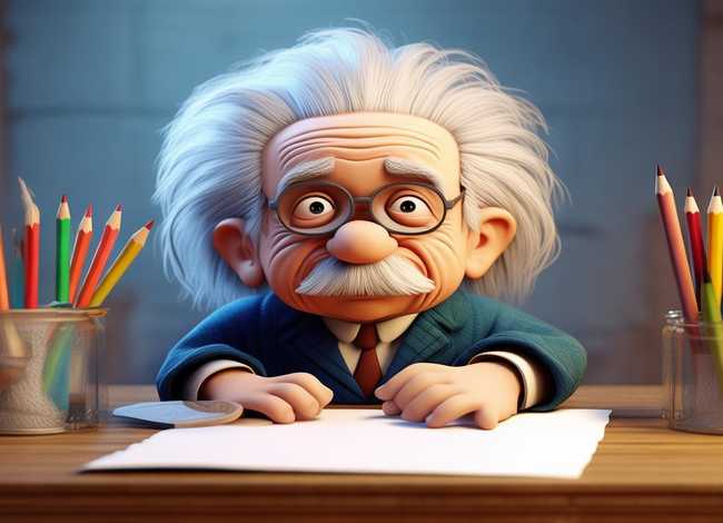 爱因斯坦绘画图片 - 爱因斯坦绘画图片简单