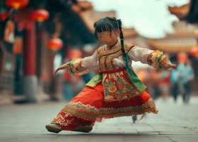 老北京儿童舞蹈 老北京舞蹈鞋女鞋图片