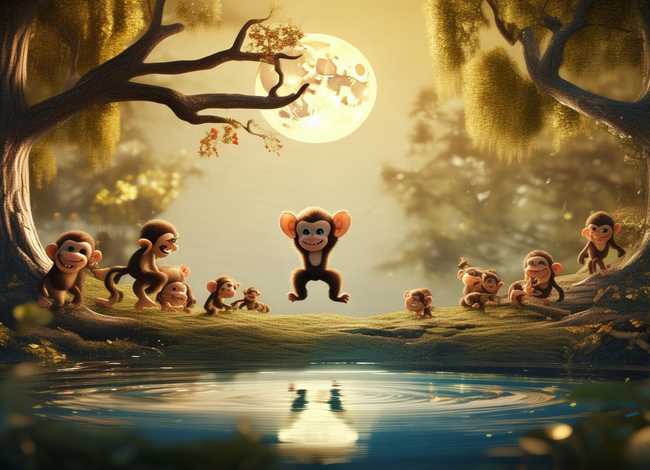 儿童故事猴子捞月作者；猴子捞月亮的故事作者是谁