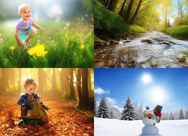 小孩子春夏秋冬的故事（小孩子春夏秋冬的故事大全）