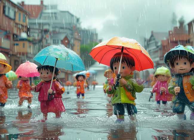 雨天小故事漫画儿童版 雨天小故事动漫完整版