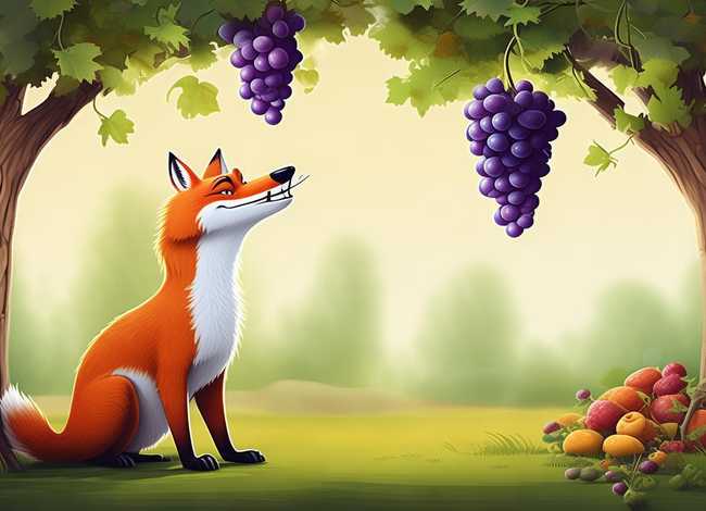 狐狸和葡萄的寓言故事道理是什么 狐狸和葡萄的寓言故事道理是什么呢