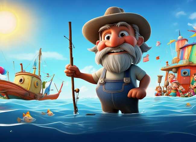 儿童动画片渔夫的故事 - 动画片渔夫的故事视频