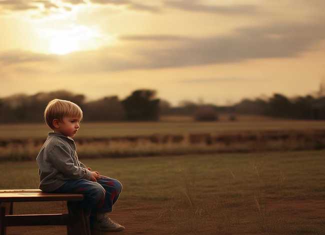 农村留守儿童不快乐的童年故事 - 农村留守儿童的孤独感与自卑感