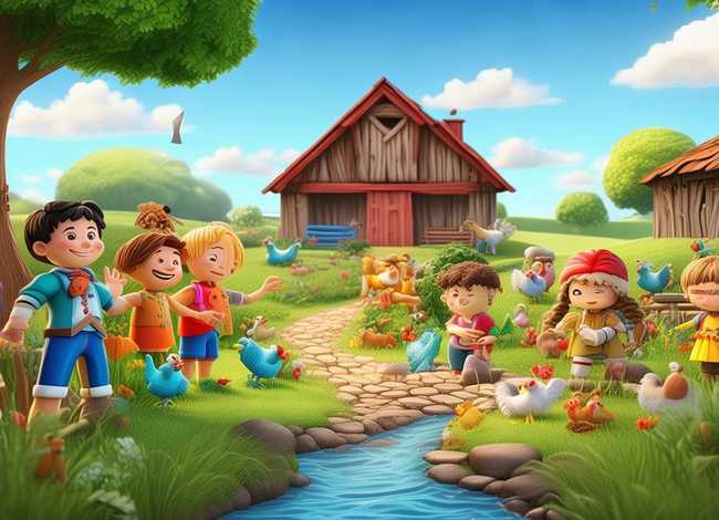 幼儿园农场故事；幼儿园农场故事文案