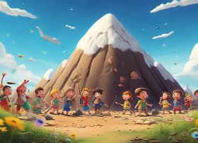 愚公移山儿童版，愚公移山儿童版动画