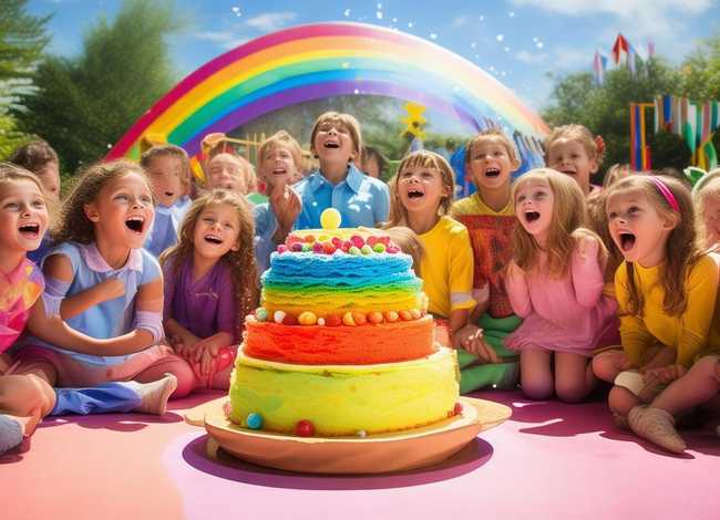 彩虹蛋糕幼儿故事表演 - 彩虹蛋糕幼儿故事表演图片