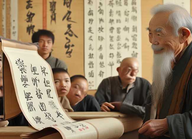 尊师重道的故事带拼音，尊师重道的故事带拼音图片