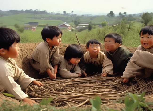 地道战儿童绘本，地道战儿童绘画