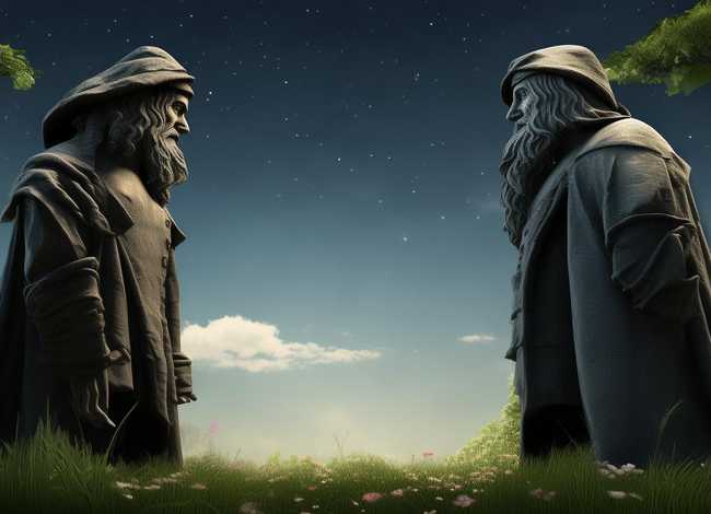 笛卡尔的两个故事、笛卡尔的故事两个结局