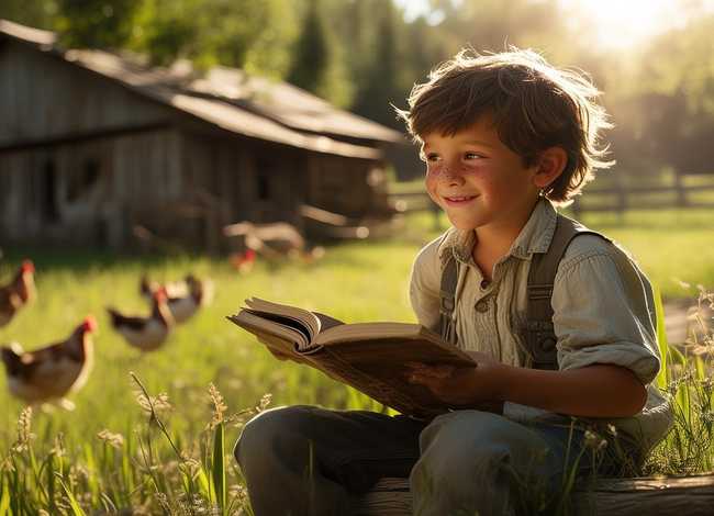 乡村小孩的故事100字 乡村小孩的故事100字作文