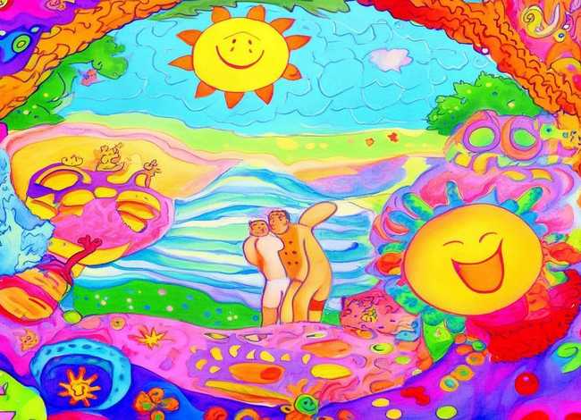 儿童插画图片 儿童插画图片画中间