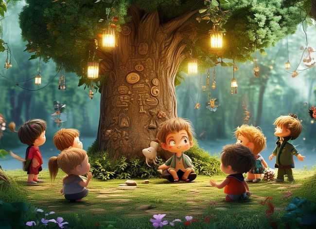 儿童寓言故事绘画，儿童寓言典故