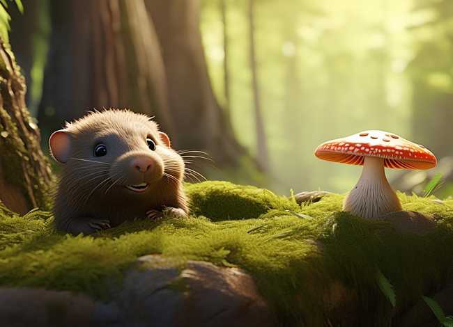 小鼹鼠和小蘑菇的故事（小鼹鼠和小蘑菇的故事内容）