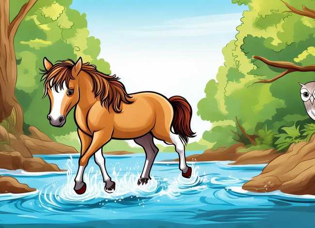 儿童故事小马过河故事书 少儿故事小马过河的故事在线听