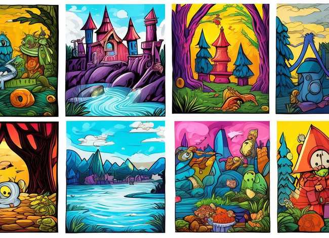 3-6岁儿童绘本故事连环画 幼儿绘本故事连环画六张 3-6岁儿童绘本故事连环画 幼儿绘本故事连环画六张