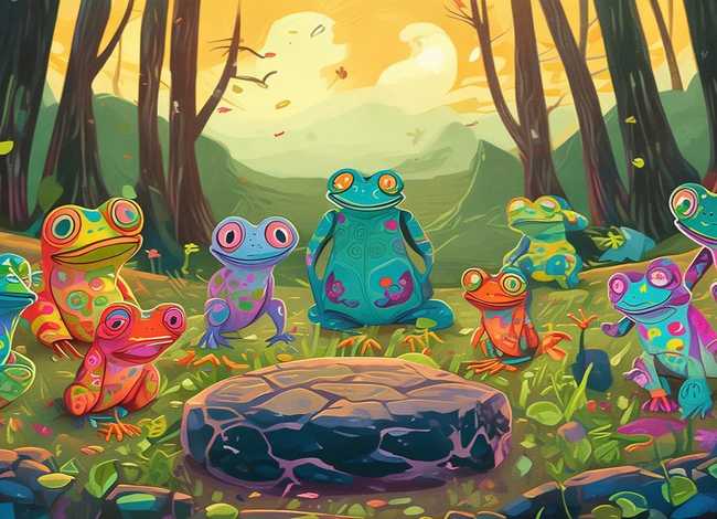 小蛙故事，小蛙故事汇