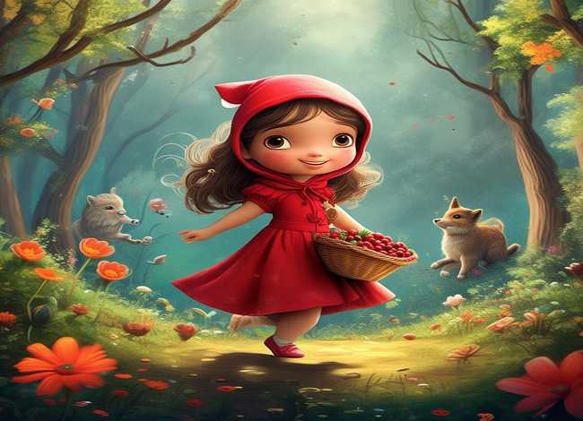 儿童成语故事动画片小红帽；小红帽的成语故事