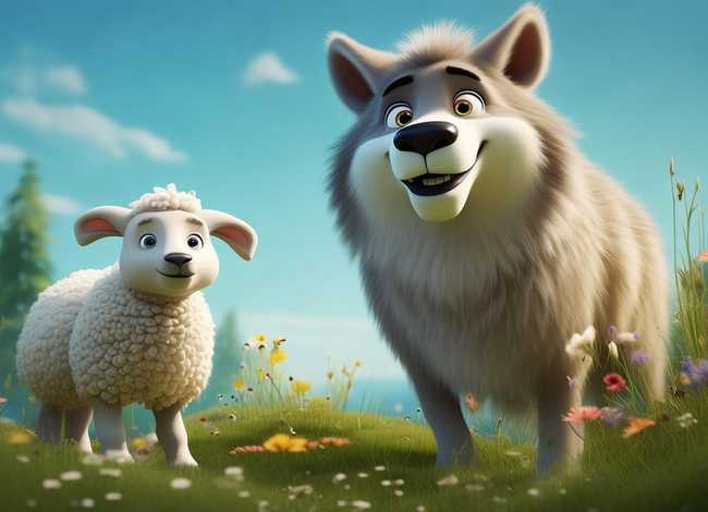 儿童故事小羊和小狼 幼儿故事小羊和狼的故事
