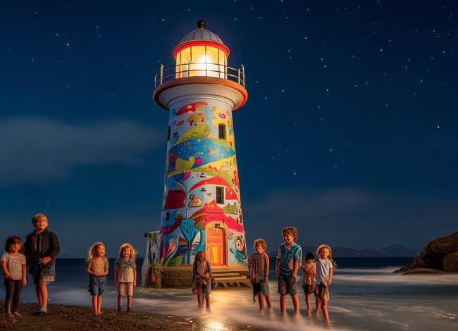 儿童心灵灯塔故事；灯塔的故事幼儿