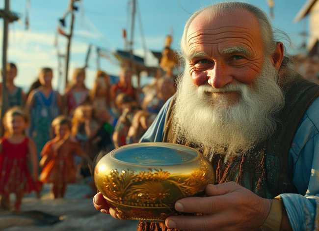 渔夫和金鱼的儿童故事完整版、渔夫和金鱼的故事表演