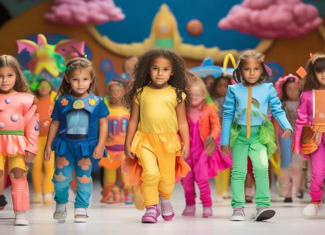 儿童创意时装秀，幼儿创意时装秀