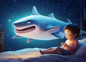 睡前故事大鲨鱼的故事，睡前故事大鲨鱼的故事视频